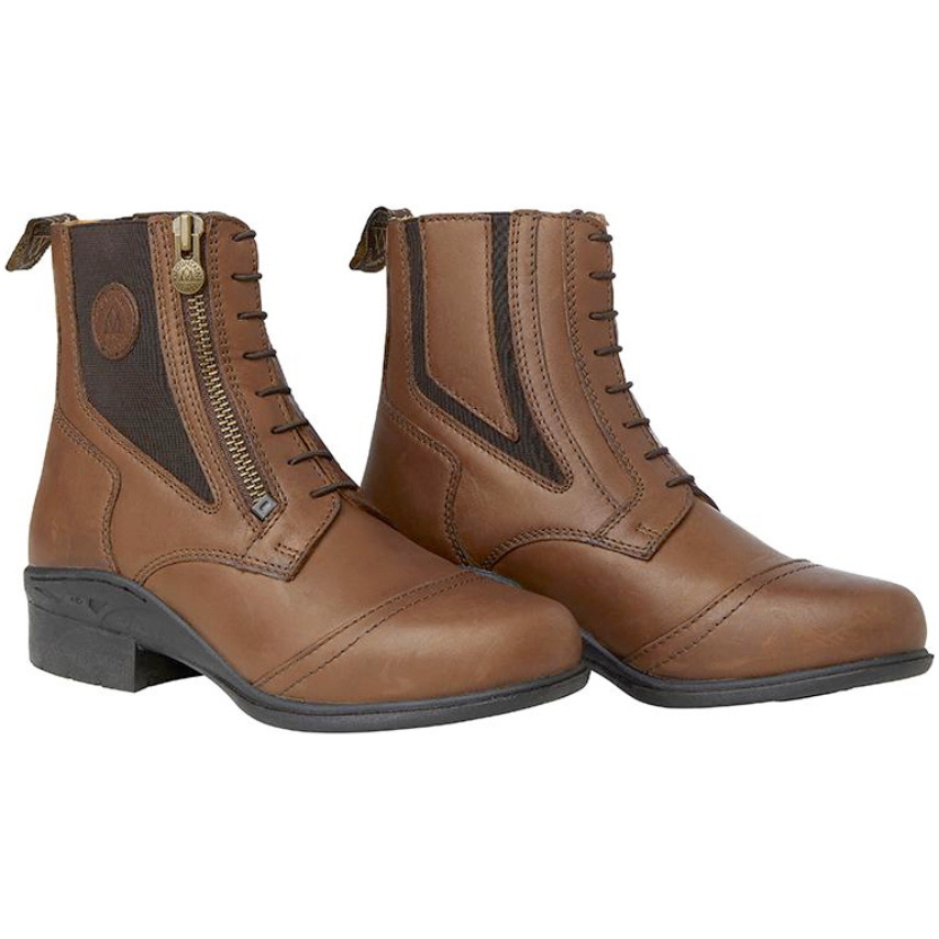 2025 Mountain Horse Womens Valkyria Side Zip Paddock Stiefel 11050300 - Brown
